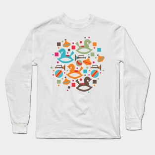 Vintage Toys Nursery Long Sleeve T-Shirt